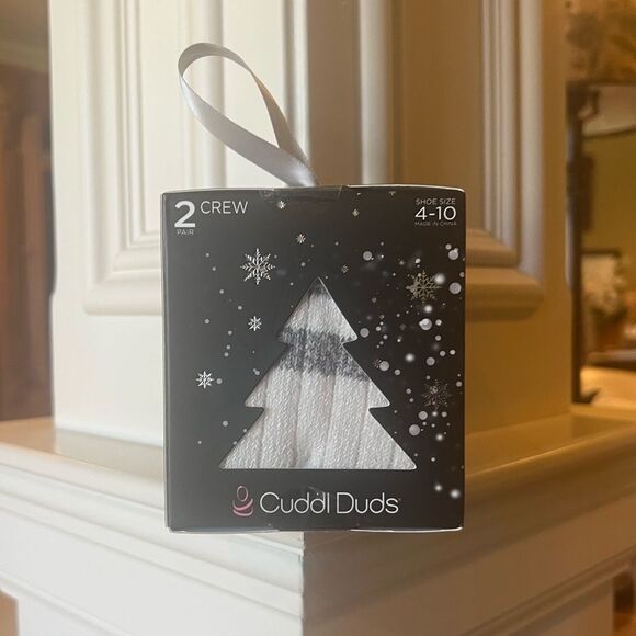 Cuddl Duds Cashmere Blend Crew Socks (Set of 2) - Picture 2 of 16